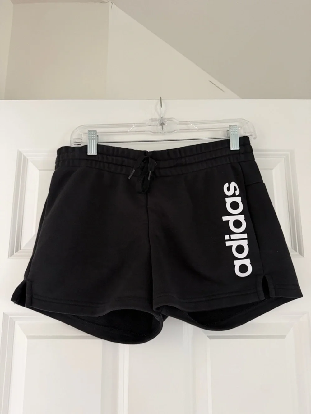 adidas Black Women's Logo Athletic Shorts